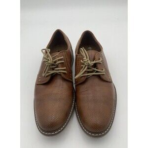 Madden Dress Shoes Brown  Leather Lace Up Low Top Mens Size 8.5